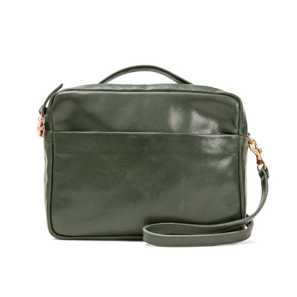 Clare V, Mirabel Loden Rustic, Army Green Crossbody Bag